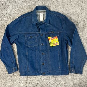 VINTAGE WRANGLER ‘ Blue’ DENIM JACKET MADE IN MEXICO SIZE MEN’S XXL